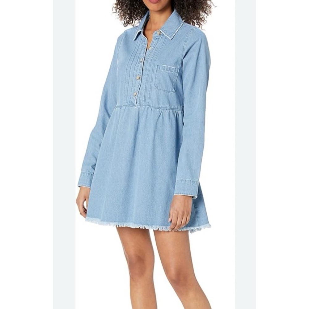 Show Me Your Mumu "Louisiana" denim shirtdress XS